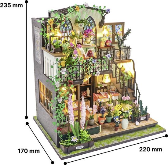 Hongda DIY Miniatuur Huisjes Modelbouwpakket Houten Modelbouw Hongda DIY Miniatuur Huisjes Modelbouwpakket Houten Modelbouw