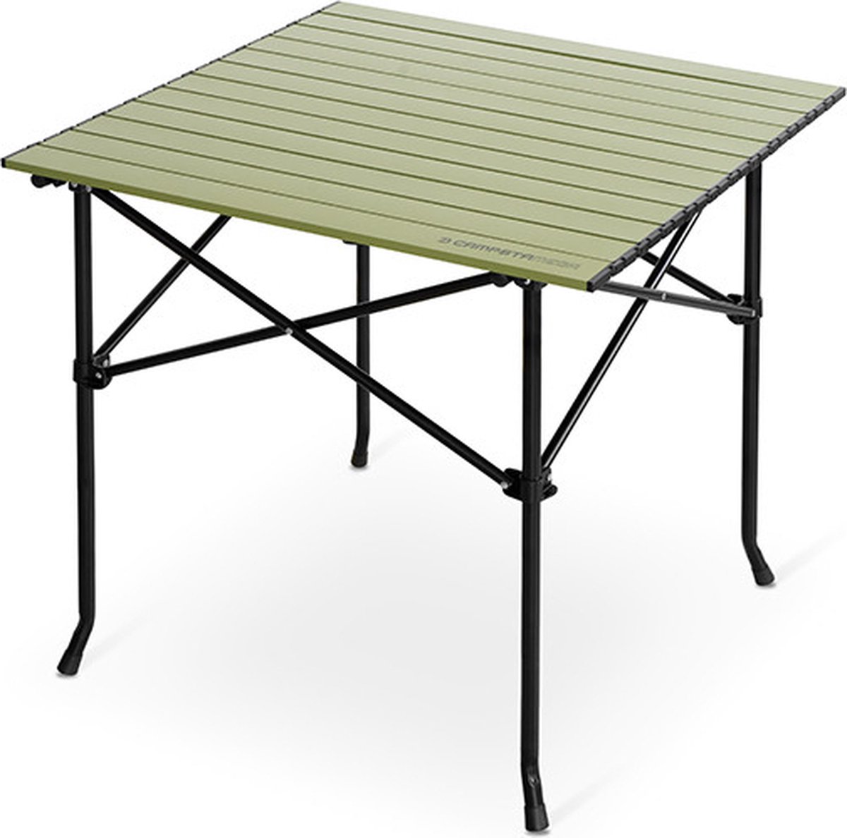 Delphin - Campsta - Opklaptafel - Groen - Campingtafel - Inclusief draagzak - Opvouwbaar - Gemakkelijk in gebruik