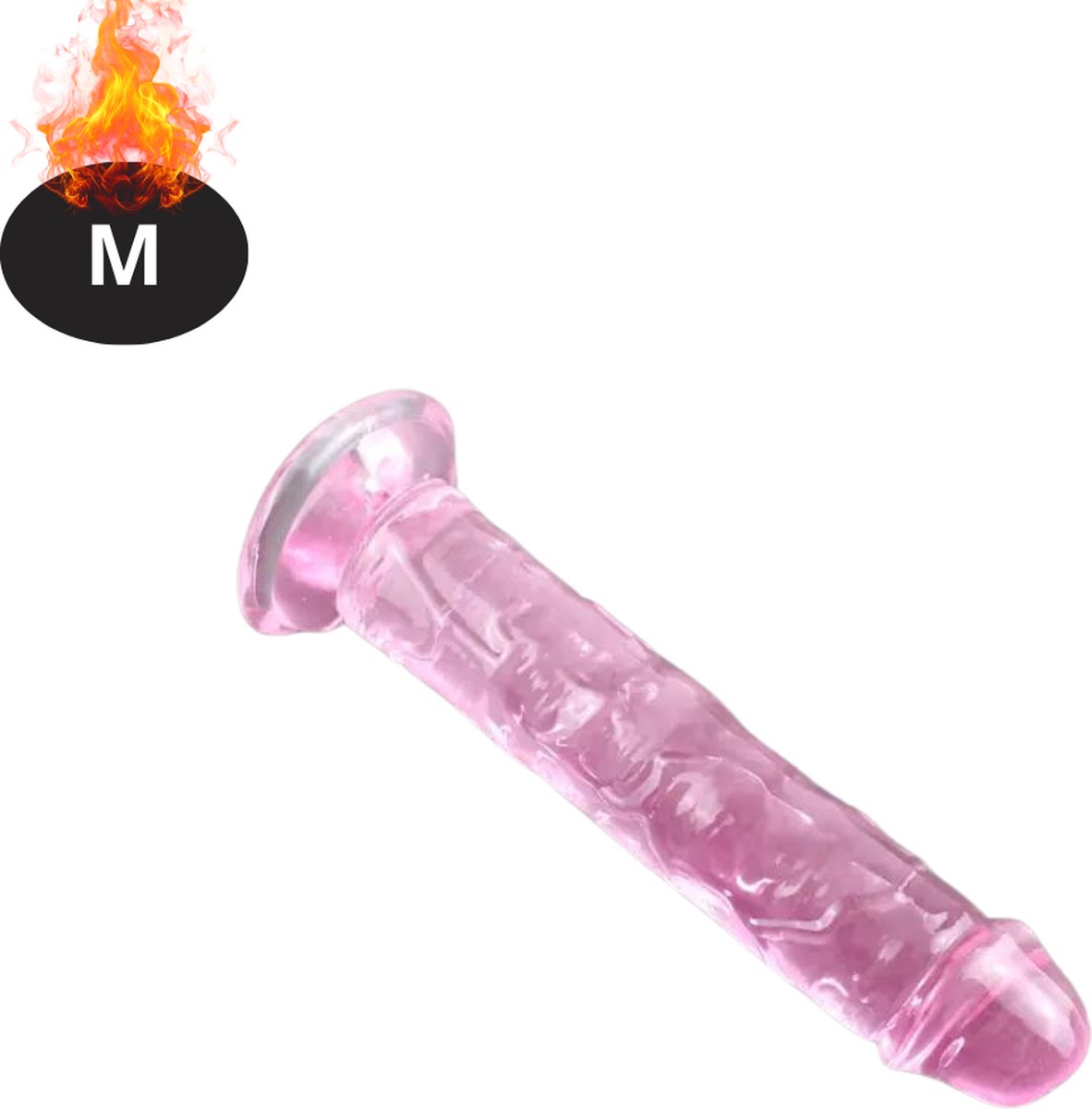 Goedkoopste Bovista Dildo - Anaal - Met Zuignap - Siliconen - Sex Toys - Voor Mannen & Vrouwen - Voor Koppels - Couples - Roze - M