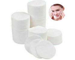 wattenschijfjes 600 stuks (6x100) voordeelverpakking - Make up Remover Pads - Rond - 100% katoen