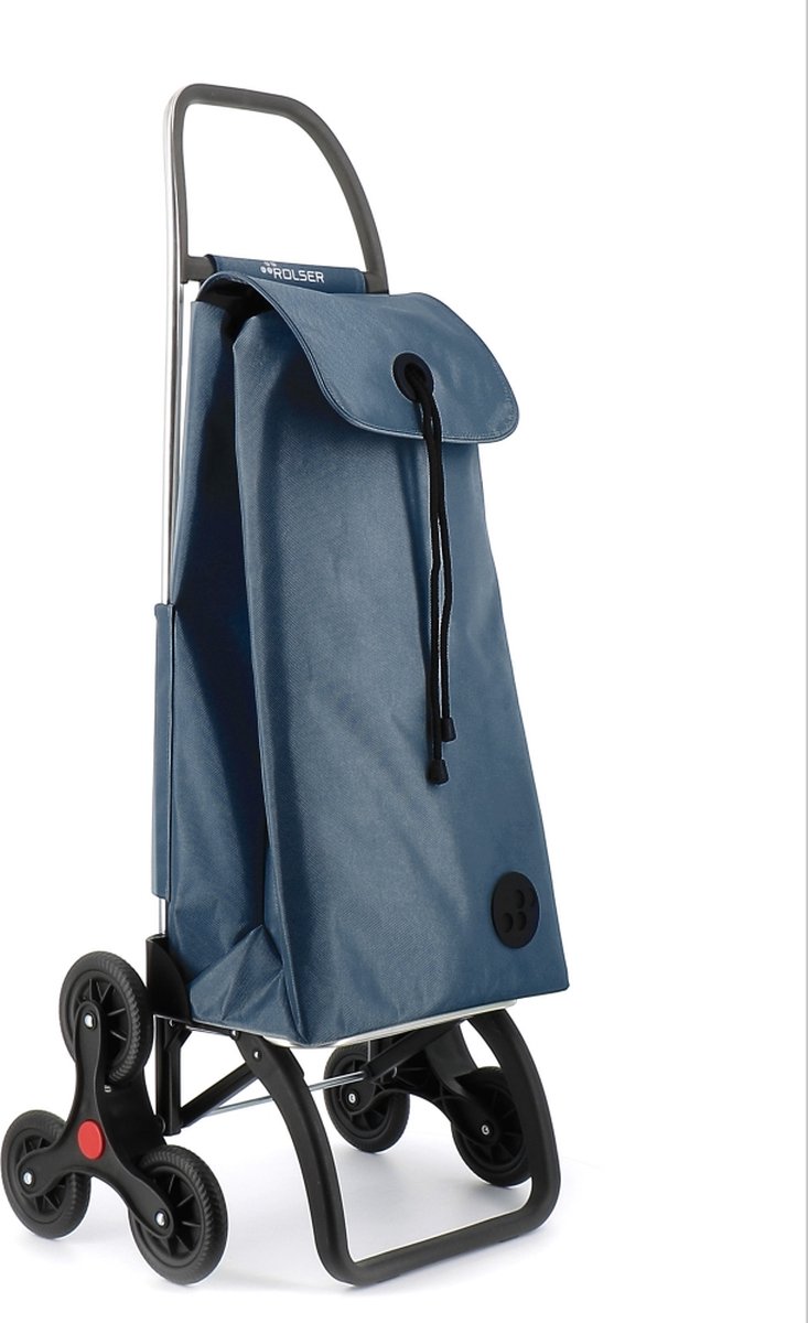 Rolser Boodschappentrolley Trappenstijger I-Max MF 6 Wheels - Denim