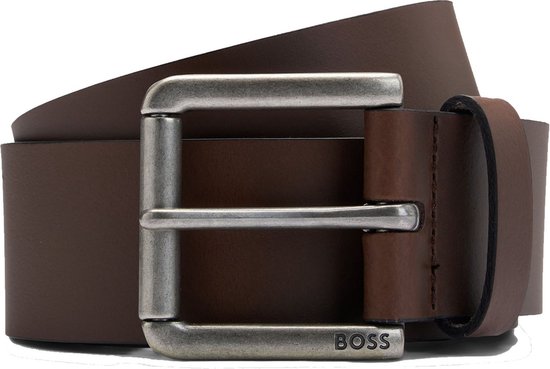 BOSS Cuir Ceinture Joris Sz40 Leather Belt W120 Brown Brun