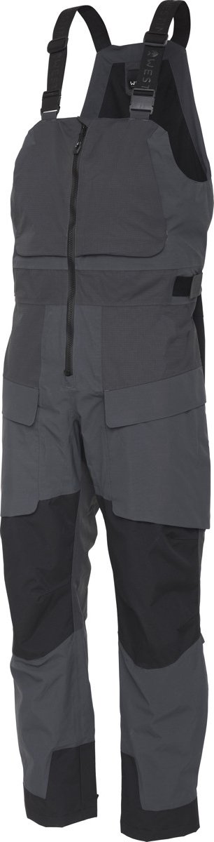 Westin Fishing W4 Regenbroek Salopette Large grijs