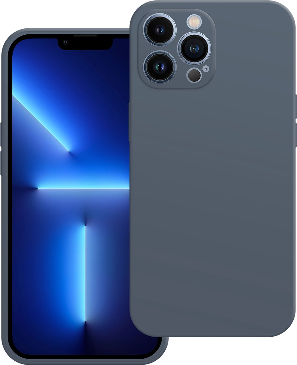 Cazy hoesje geschikt voor iPhone 13 Pro Max Hoesje - Color Backcover - Blauw