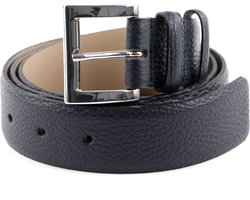 abro Leren Riem Leather Adria Belt W85 Navy Blauw