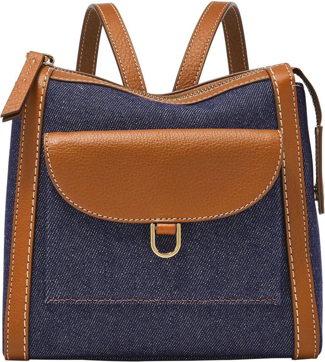 FOSSIL Vrije tijd rugzak Parker Mini Backpack Denim Blauw