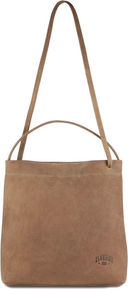 KLONDIKE 1896 Schoudertas Yukon Nora Shoulderbag Mid Brown Bruine