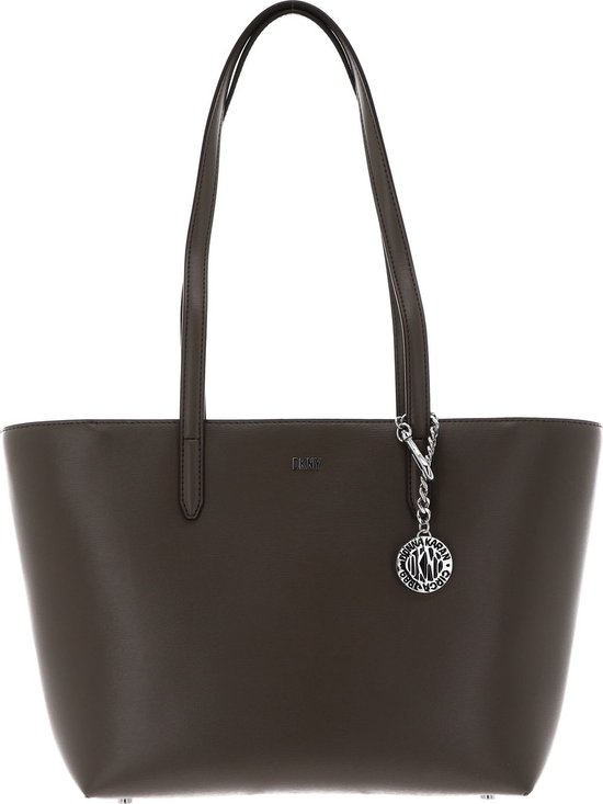 DKNY Cuir Sac shopper Sac à épaule Bryant Tote Truffle Marron clair