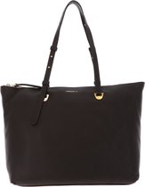 COCCINELLE Cuir Sac à épaule Sac shopper Lea Shoulder Bag Bark Marron foncé