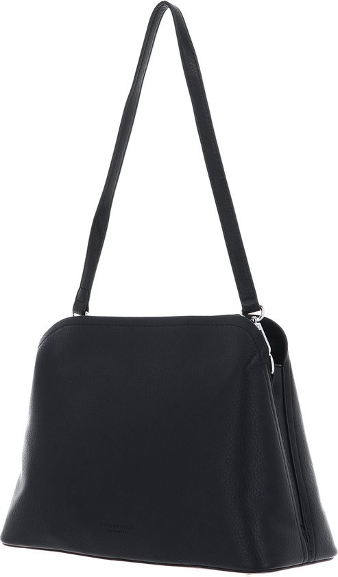 SEIDENFELT MANUFAKTUR Sac à main Sac à épaule Dale Midi City Hobo Black Noir