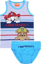 T-shirt rayé Grijs + slip Psi Patrol bleu