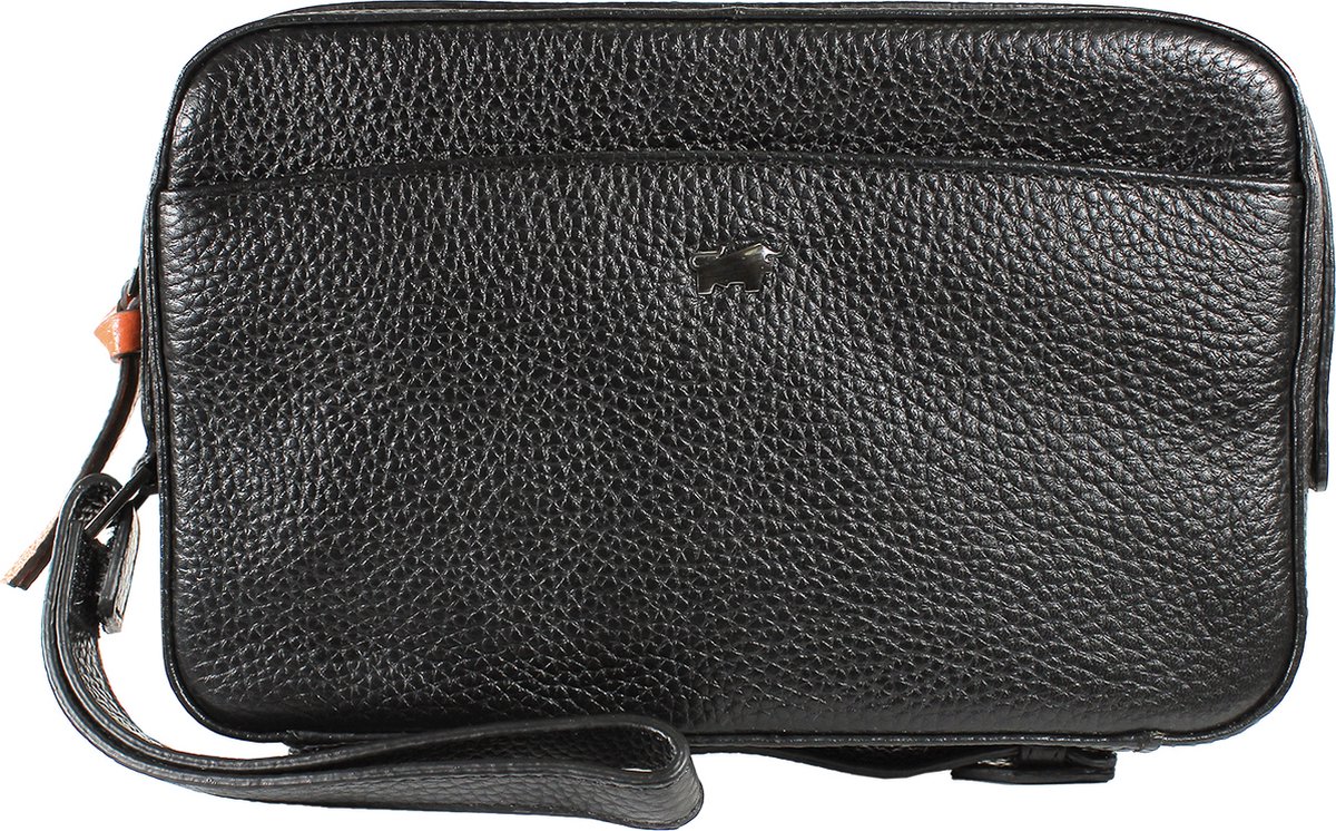 Braun Büffel Utensil zak Novara Clutch Black Zwart