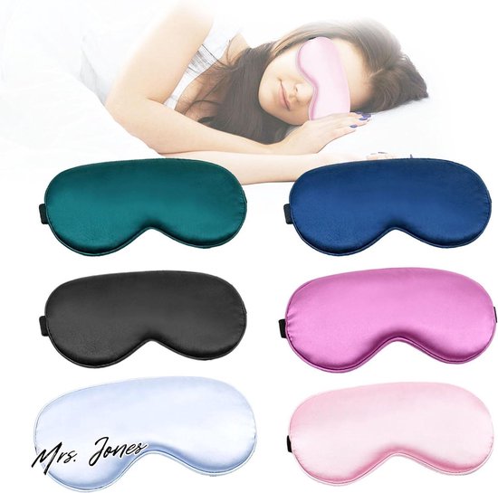 Zijden slaapmasker voor de ogen, slaapmasker voor kinderen, zijden oogmasker
