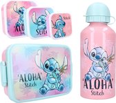 Ensemble déjeuner Lilo & Stitch ; Bouteille, boîte à lunch et boîte à collation 3 en 1