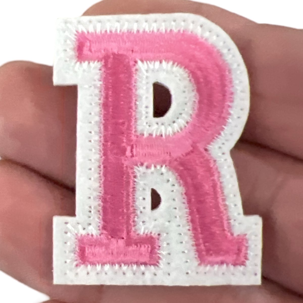 Patches, plplaaoo 10 stuks roze nummerpatches, opstrijkbare patches