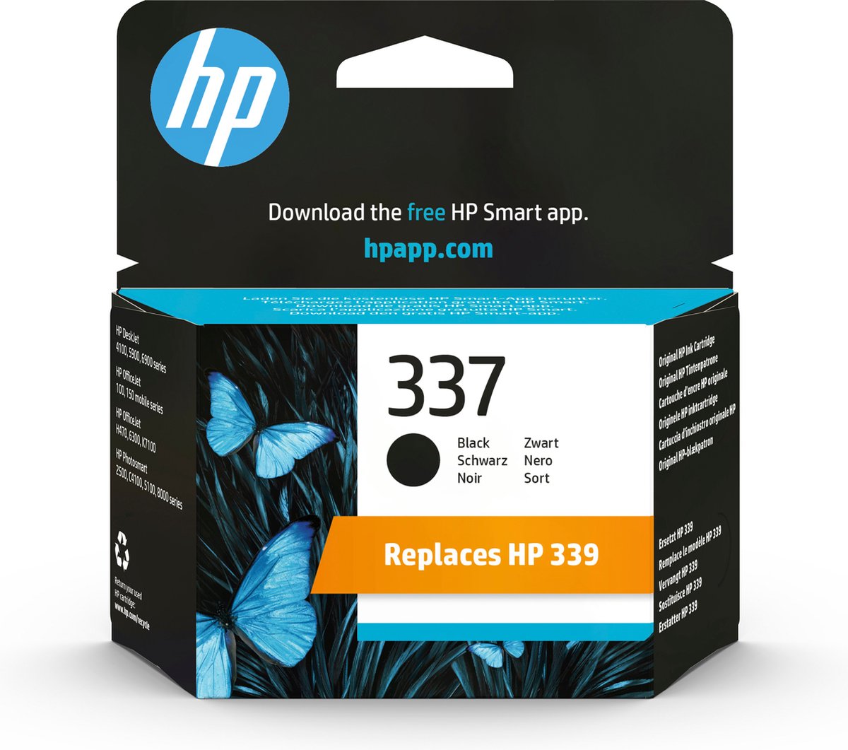 HP cartridge 337 inkt - Instant Ink (Zwart)