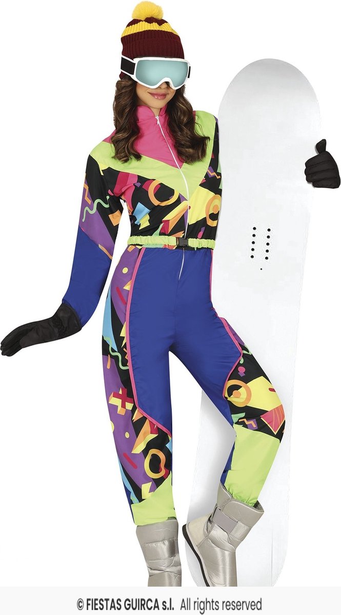 Jaren 80 Blauw Skipak Cool Girl - Vrouw