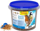 Gevriesdroogde Meelwormen – Buitenvogelvoer - emmer 5,5 Liter