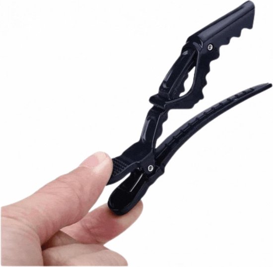 Pince à Cheveux - Barrettes en plastique pour femmes Salon Pince de sectionnement mate Pince de coiffure Set d' Tuning à cheveux Outil de coiffure - 10 pièces