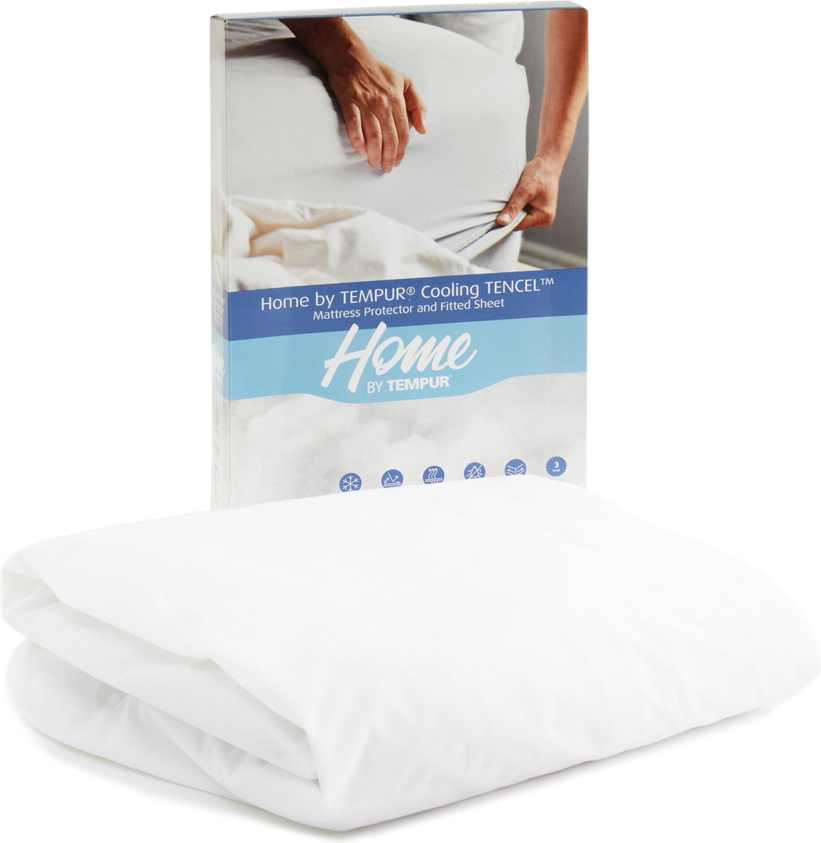 Matrasbeschermer - 80 x 210 x 25 cm - Waterdicht – Verkoelend - Anti huisstofmijt - Anti Allergie - Cooling TENCEL