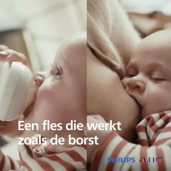 Philips Avent Natural Response 4 babyflessen – 260 ml – flow 3- zeehond – SCY903/61