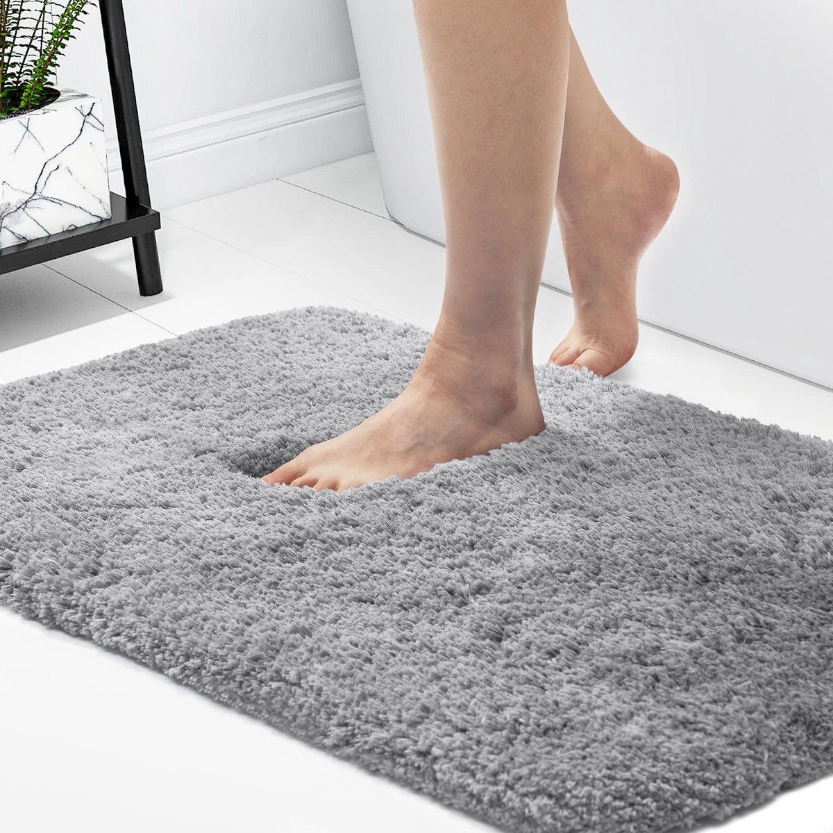 La'Moussawi ® Zachte en Antislip Badmat van Microvezel voor Comfort en Veiligheid in de Badkamer
