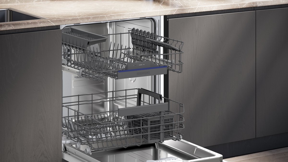Siemens SN63EX22AE - iQ300 - Inbouwvaatwasser - Volledig integreerbaar - 60 cm - Energielabel A - Home Connect - varioSpeed Plus op je vaat tot wel drie keer zo snel schoon — afbeelding 4