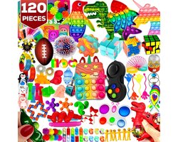 Goplay Fidget Toys Pakket - 120 stuks - Fidget Toy Box voor Kinderen & Volwassenen