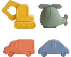foto van Mushie Badspeelgoed Set 4-Pack | Voertuigen