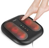 Bol.com QLT 2-in-1 Rug en Voetmassageapparaat met Infrarood - Shiatsu Massage - 3 Massagestanden en Intensiteiten - 2 Warmtenive... aanbieding