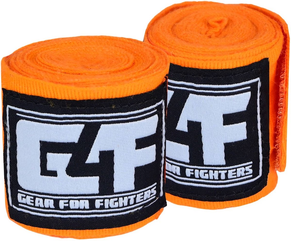 G4F - Boks Bandage - Oranje - 250 cm - Professionele Bandage voor Sport en Training