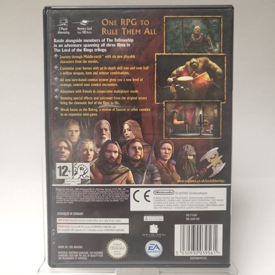 Electronic Arts Lord Of The Rings The Third Age Anglais Nintendo GameCube