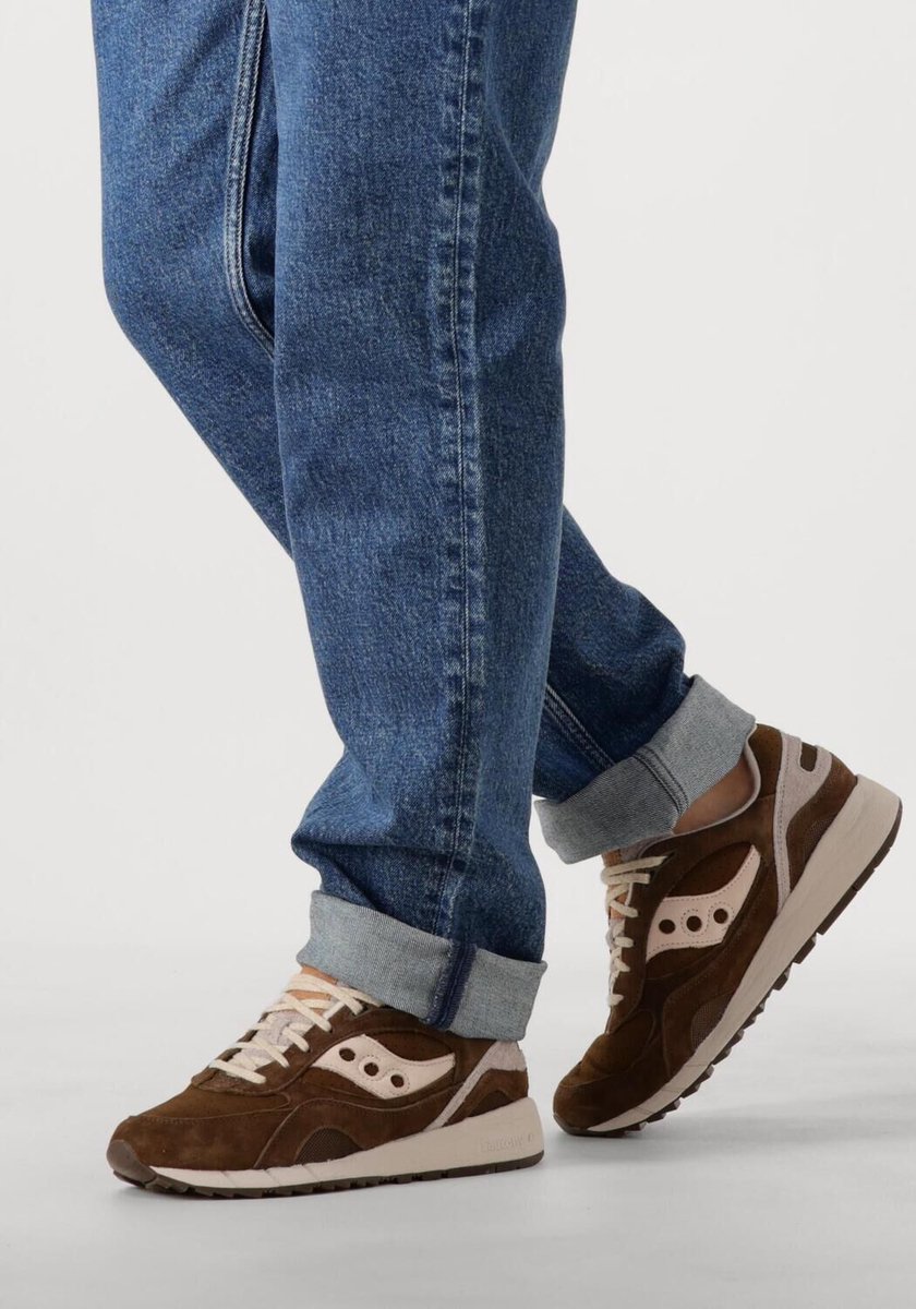 Saucony Shadow 6000 M Sneakers - Suède - Heren - Bruin - Maat 40