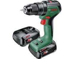 Bosch UniversalImpact 18V-60 - Accuklopboorschroevendraaier - Met 2x 18 V Li-Ion accu (2,0 Ah) en 1-uurslader