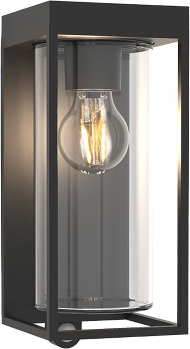 Lutec Flair - Solar wandlamp voor buiten met E27 retrofitting