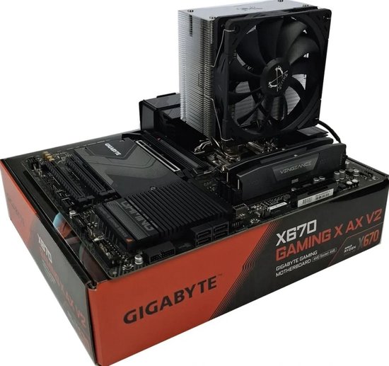 Azerty Upgradekit Gigabyte 9800X3D – Upgradekit AMD Ryzen 7 9800X3D – Gigabyte X670 Gaming X AX v2 – 32 GB Corsair 6000 Mhz DDR5