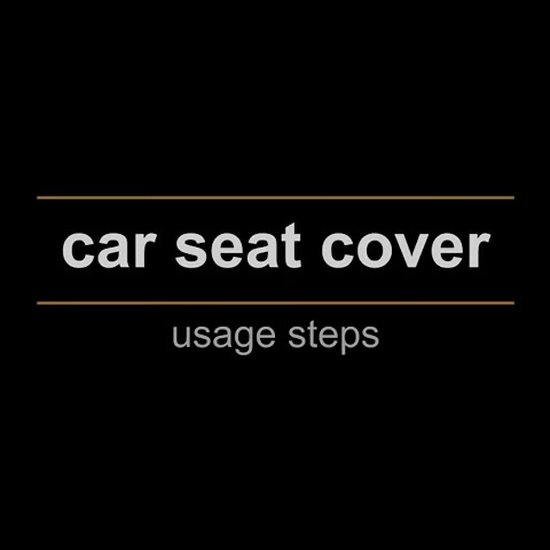 autostoelbeschermer - housses de siège de voiture - car seat covers-2pieces