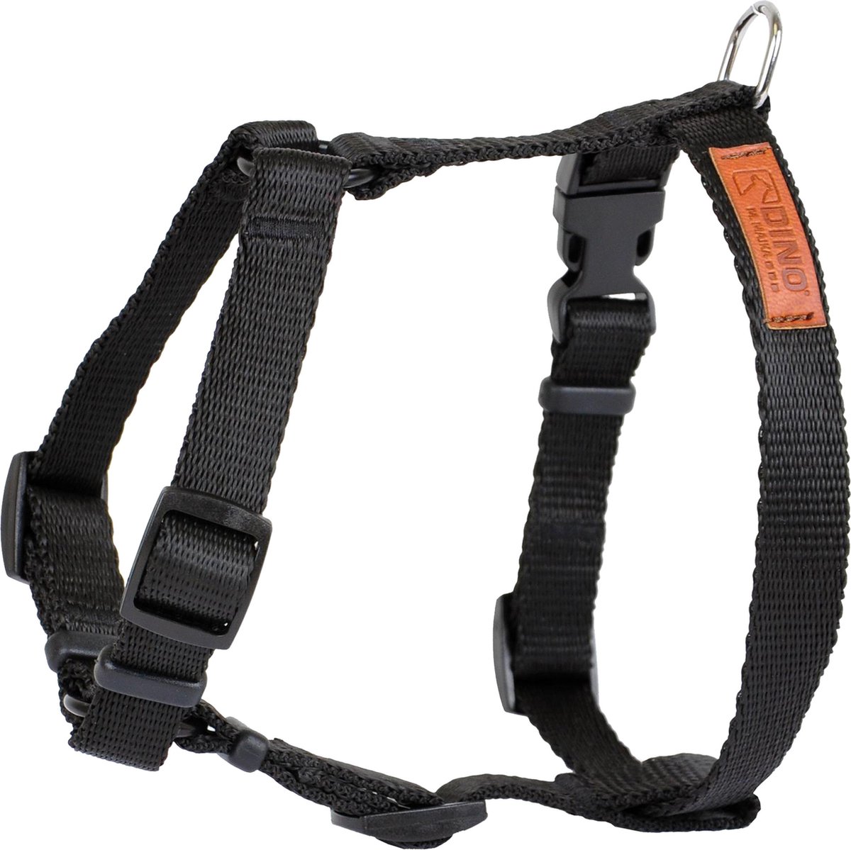 Goedkoopste Zwart, verstelbaar hondentuigje - DINO