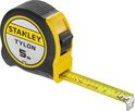 Zicht op de zijkant van een Stanley Tylon 5m rolbandmaat.