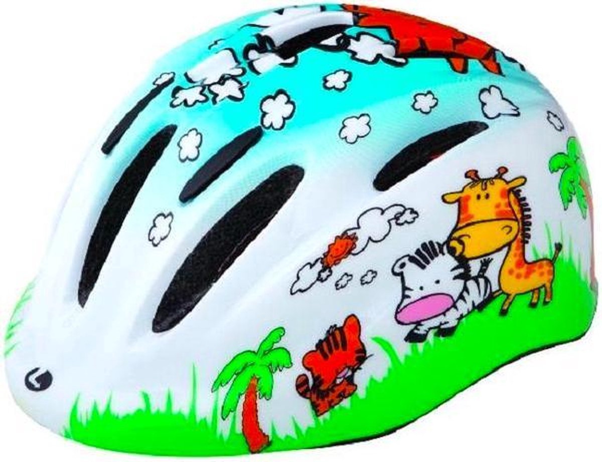 Limar - Fietshelm voor Kinderen - 124 New Safari - 190g - Hoofdomtrek 45cm tot 54cm - Leeftijd 2 tot 4 jaar