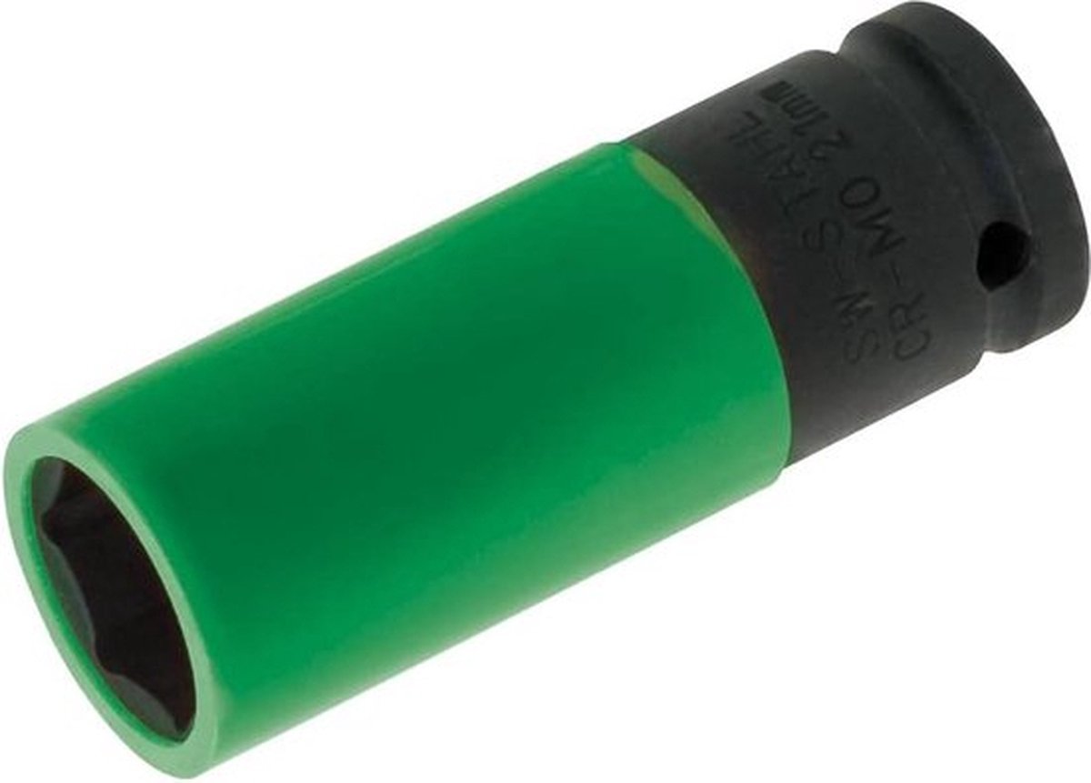 SW-Stahl 07879L wielmoerinzet met beschermhuls en dop 22 mm