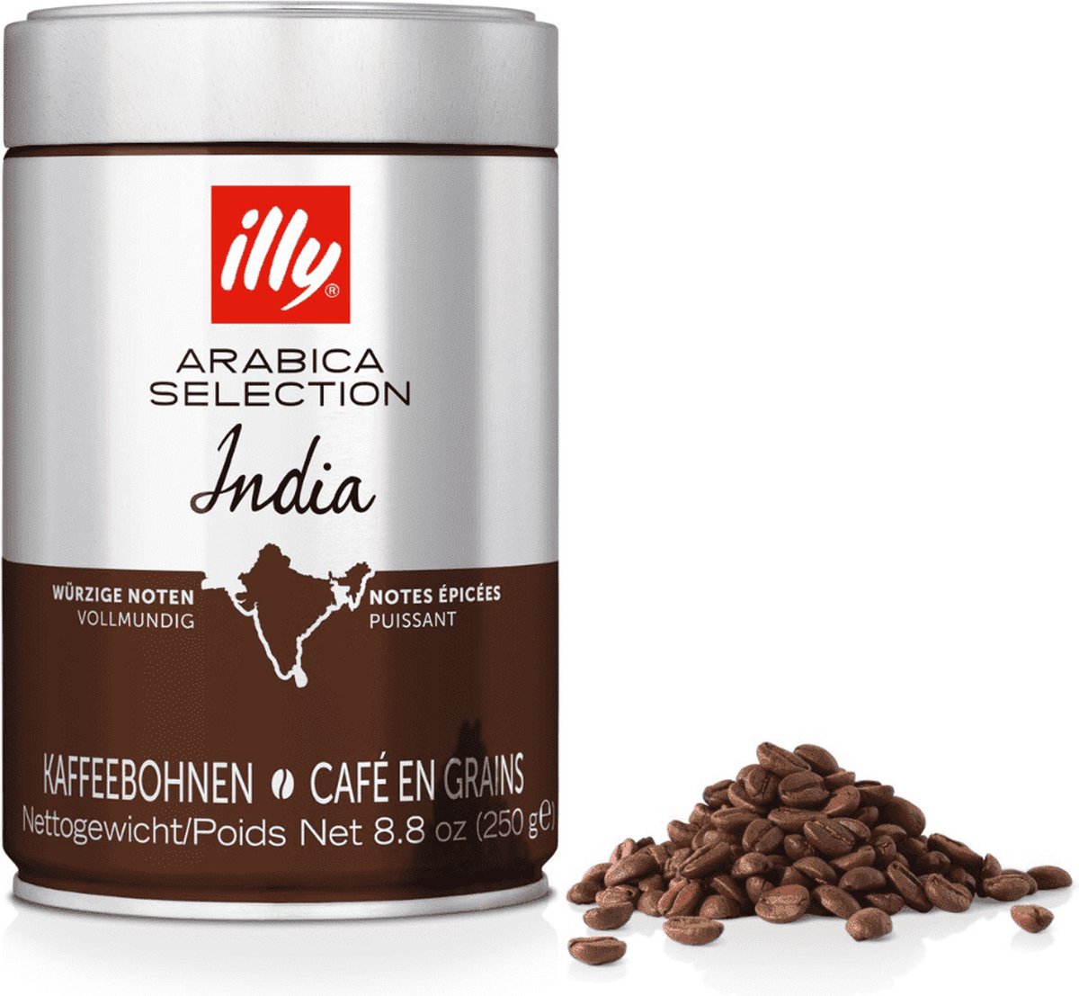 Goedkoopste illy - koffiebonen - Arabica Selection - India - 250 gram