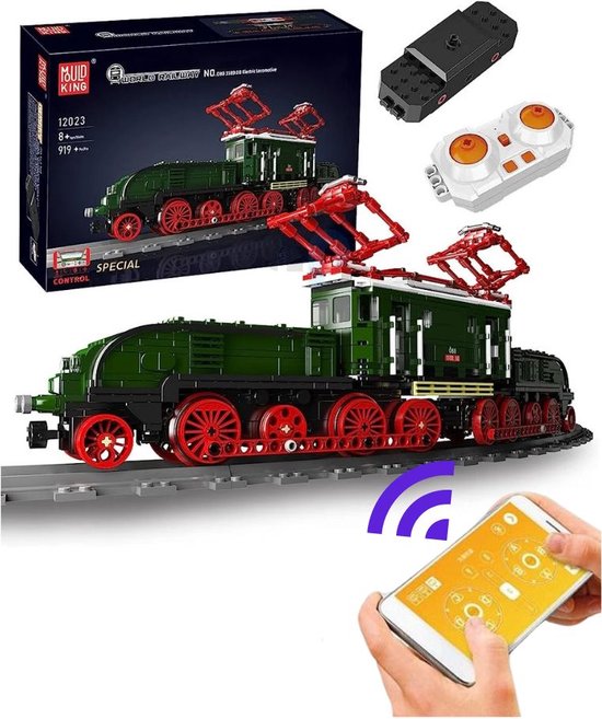 Hot Bee Legering elektrische treinset voor kinderen en volwassenen, kersttreinset voor onder boom, stoomtrein speelgoed met rook, modeltreinsets voor jongens van 3, 4, 5, 6, 7 jaar