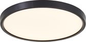 Brilliant Galo - Plafondlamp - LED 20W 2600lm - 3000K - 30cm - Zwart