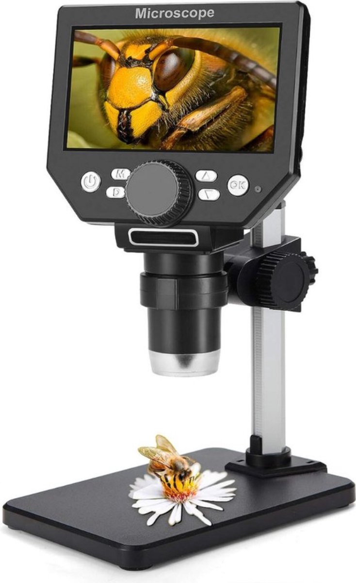Microscoop - Wetenschap - Digitale Microscoop - Inclusief Camera - Compatibel met Smartphone - Elektrisch