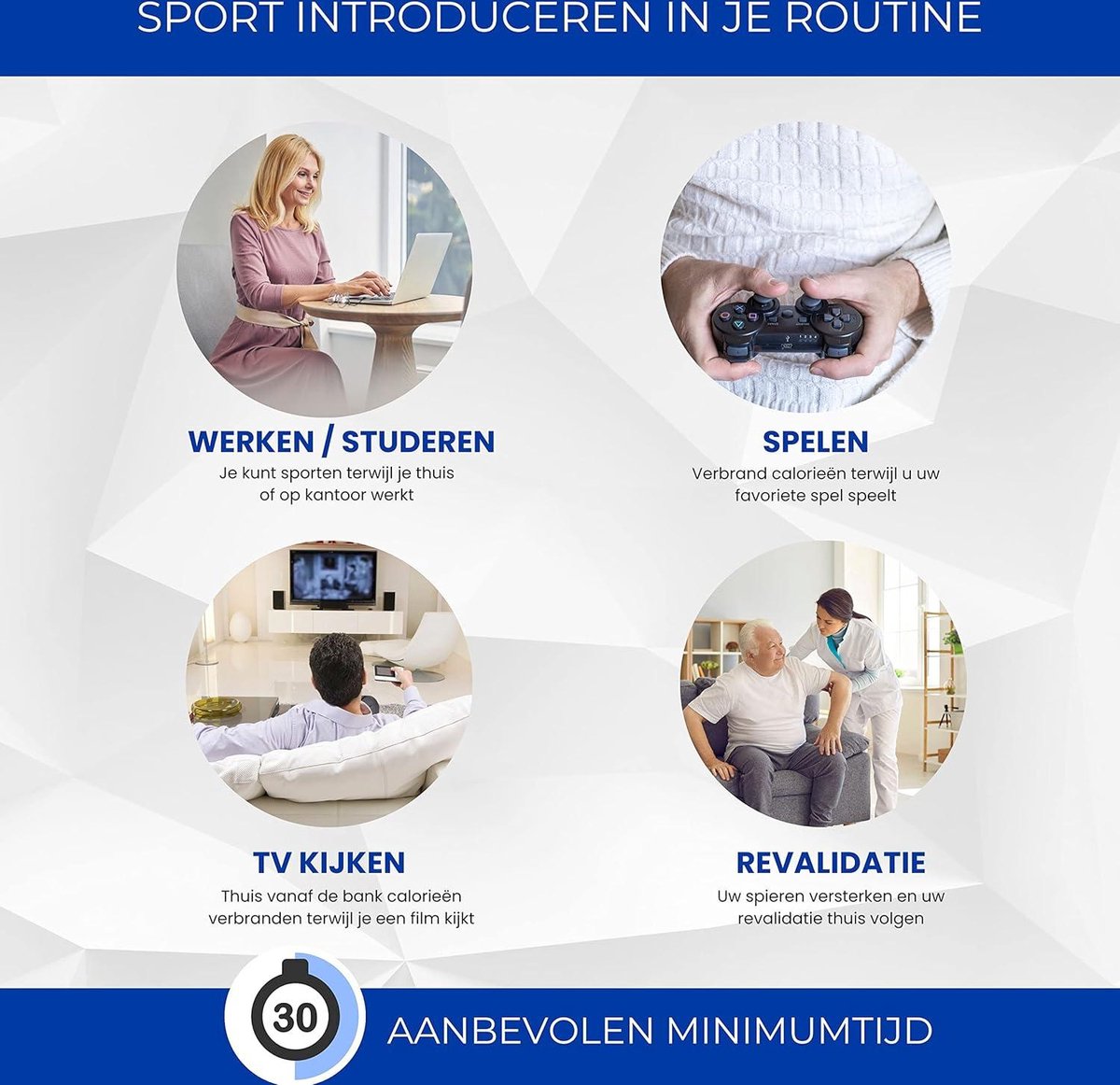 Mrs. Jones Stoelfiets Trainingspedalen -Trainingsapparaat - afbeelding 3