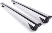 Dakdragers geschikt voor Renault Scenic E-tech vanaf 2024 gesloten dakrailing - Aluminium - Hoog laadvermogen 100kg - Wingbar - Zilver - Merk Farad