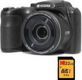 Bol.com Kodak Pixpro AZ255 Camera 1635 MP 25x zoom Full HD Zwart - + 32GB geheugenkaart aanbieding