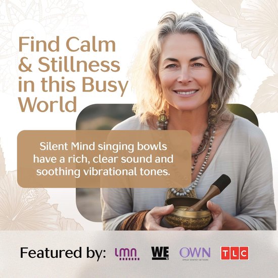Tibetaanse Klankschaal Set - Bronzen Mantra Design voor Chakra Healing en Mindfulness - Compleet met Hamer en Kussentje - Perfect Geschenk voor Harmonie en Ontspanning — afbeelding 5