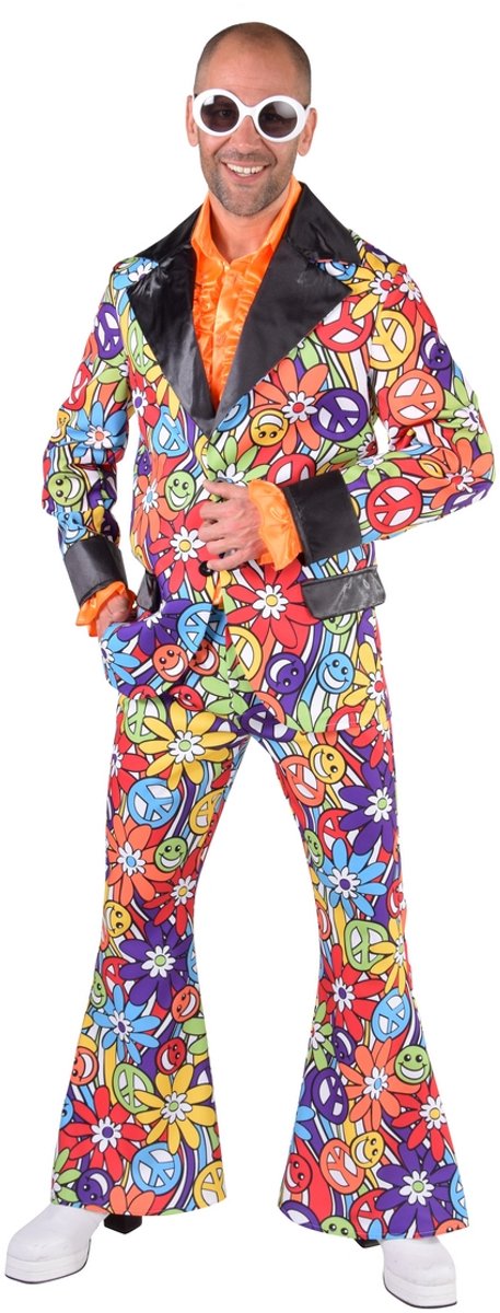 Magic Design Verkleedkostuum Disco Heren Polyester Maat Xxl